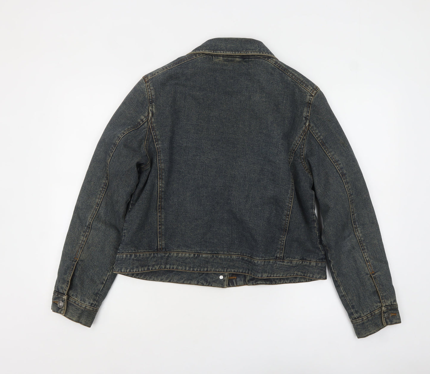 New Look Women's Blue Denim Jacket Size 16 Regular Casual