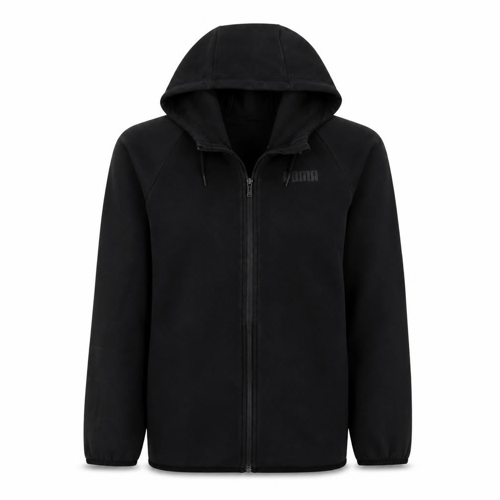 PUMA Womens Black Full Zip Hoodie Small Classic Casual