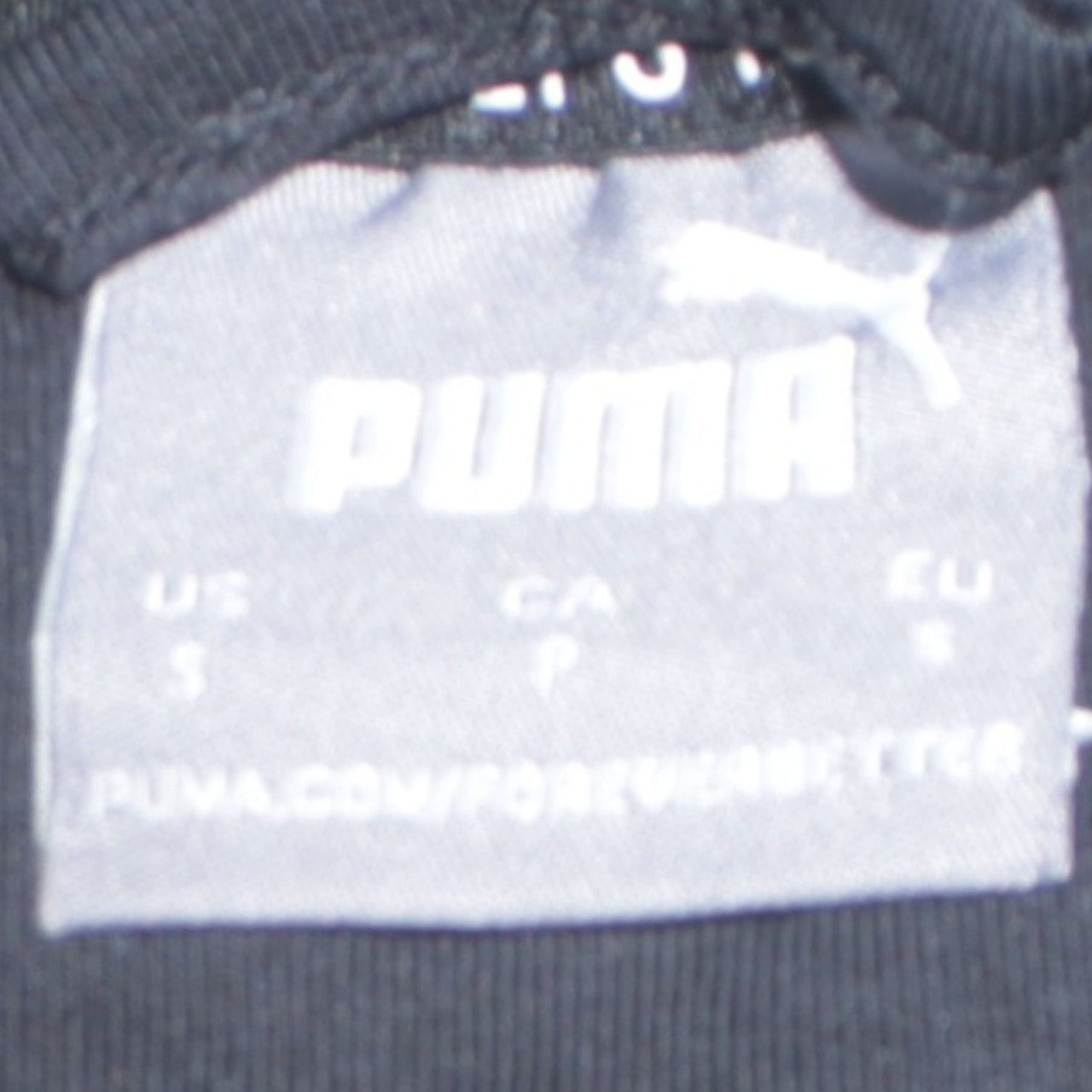 PUMA Womens Black Full Zip Hoodie Small Classic Casual