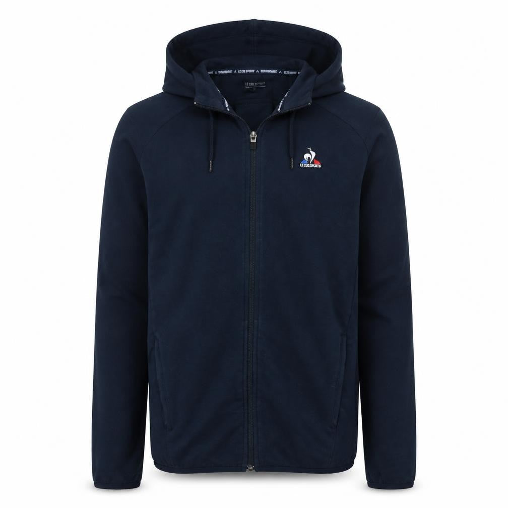 Le Coq Sportif Men's Blue Full Zip Hoodie Size S