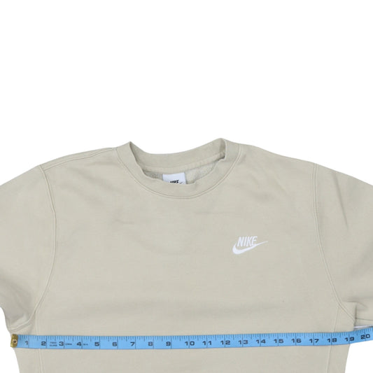 Nike Men's Beige XS Pullover Crew Neck Sweatshirt