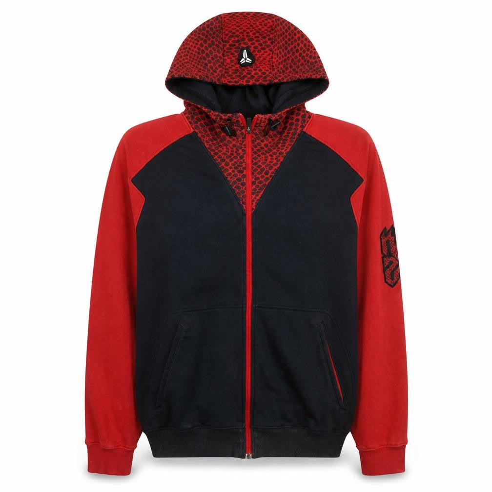 Nike Men's Red & Black Full Zip Hoodie Size M Sportswear