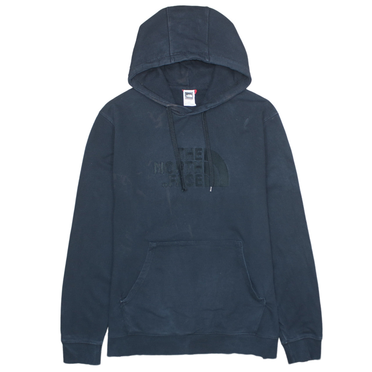 The North Face Mens Navy Blue XL Pullover Hoodie 100% Cotton Casual