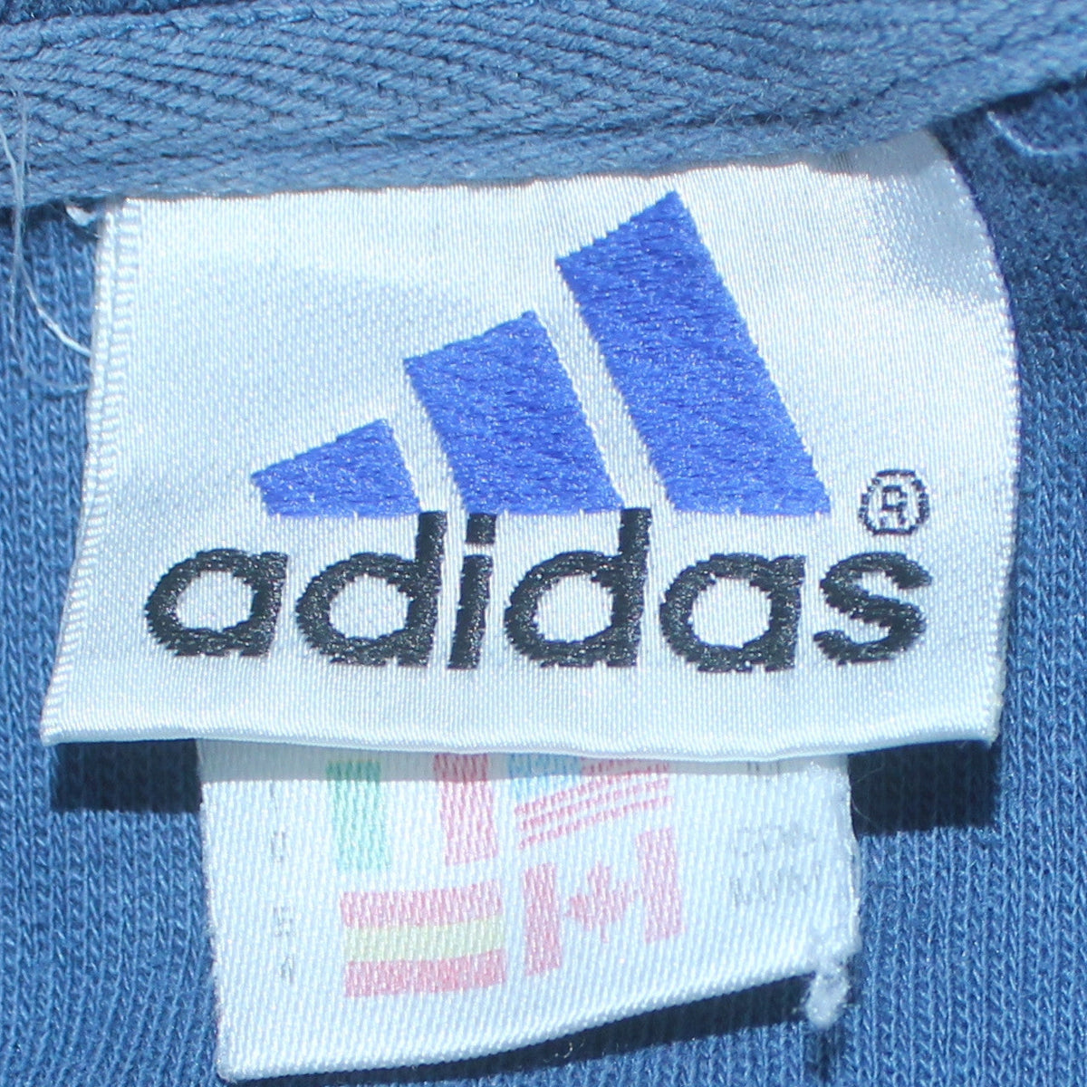 Additional view of Adidas Men's Blue Long Sleeve Crew Neck Cotton jumper L