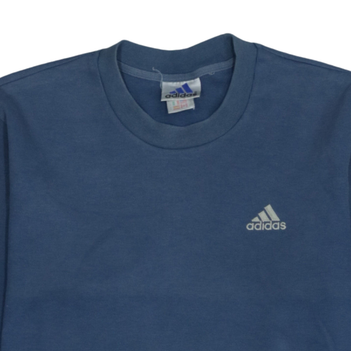 Additional view of Adidas Men's Blue Long Sleeve Crew Neck Cotton jumper L