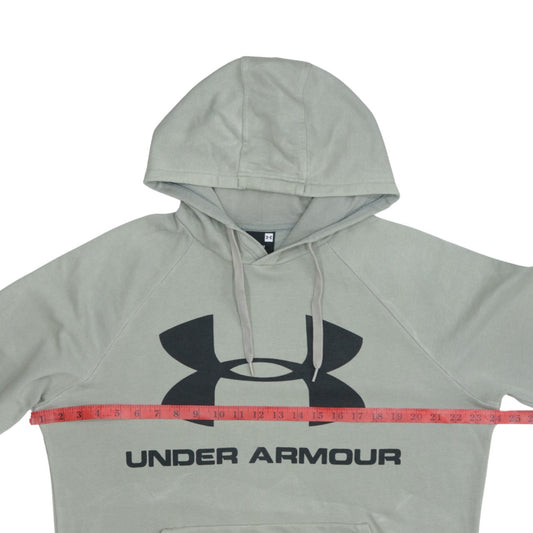 Under Armour Men's Grey Hoodie Pullover Medium Sports Logo Sweatshirt