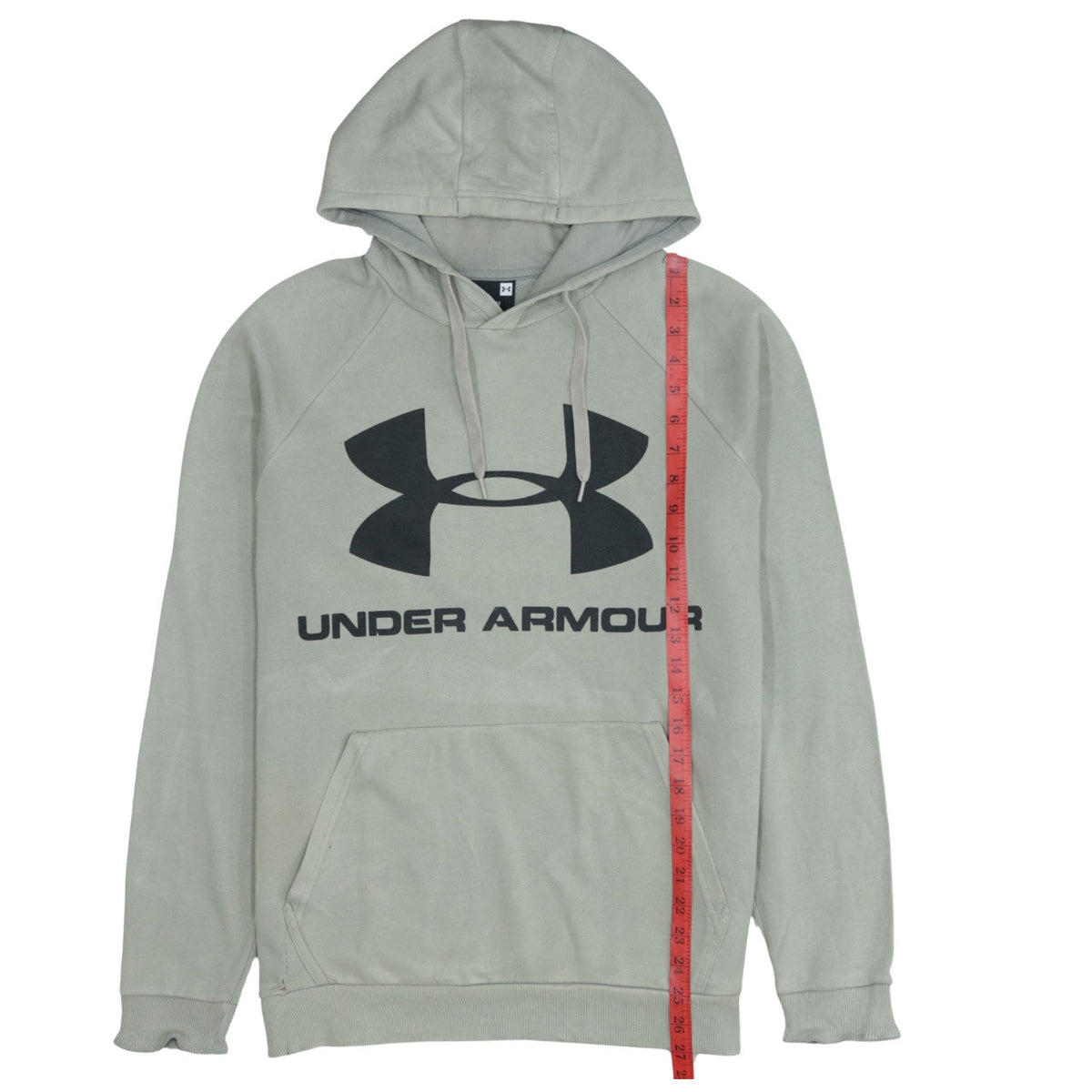Under Armour Men's Grey Hoodie Pullover Medium Sports Logo Sweatshirt
