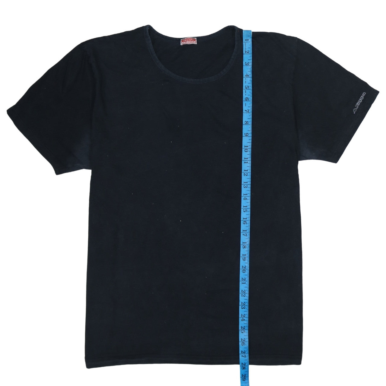 Kappa Men's Black 2XL Crew Neck Short Sleeve Cotton T-Shirt