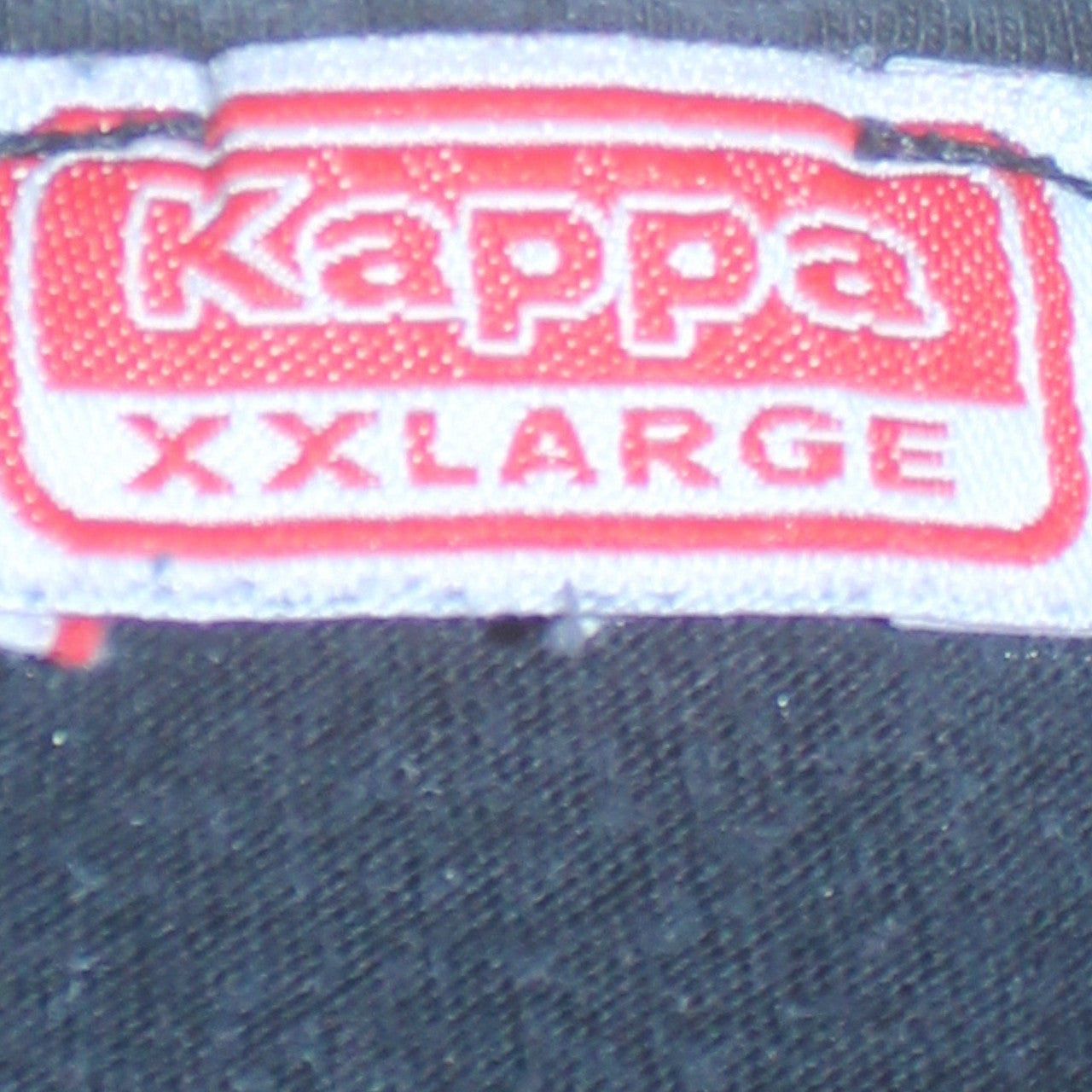Kappa Men's Black 2XL Crew Neck Short Sleeve Cotton T-Shirt