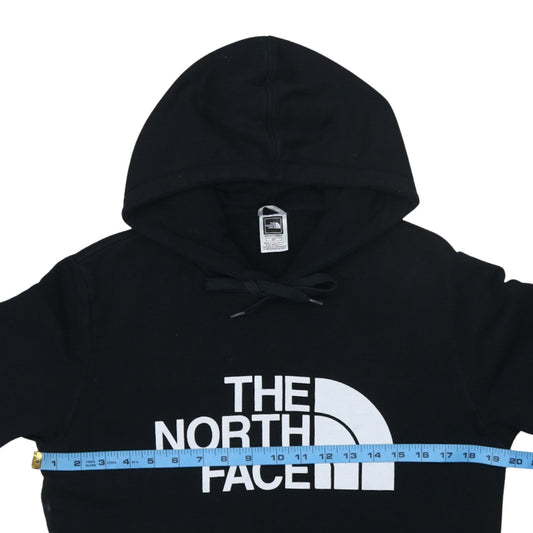 The North Face Men's Black Pullover Hoodie Small Logo Fleece