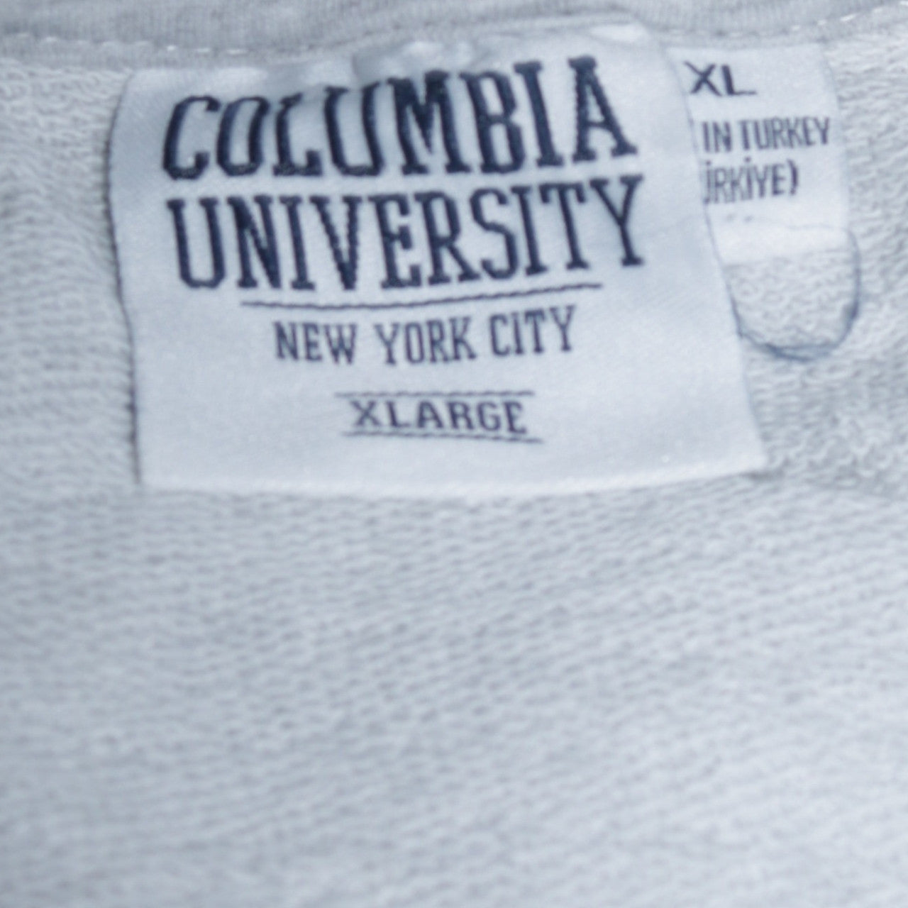 Columbia University Grey XL Sweatshirt Women's Casual Crew Neck Pullover