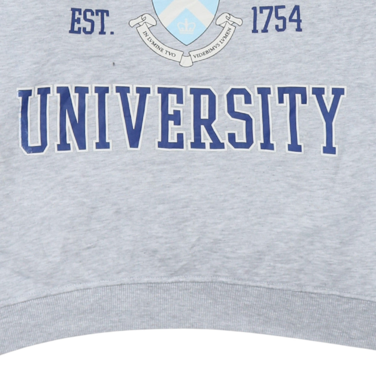 Columbia University Grey XL Sweatshirt Women's Casual Crew Neck Pullover