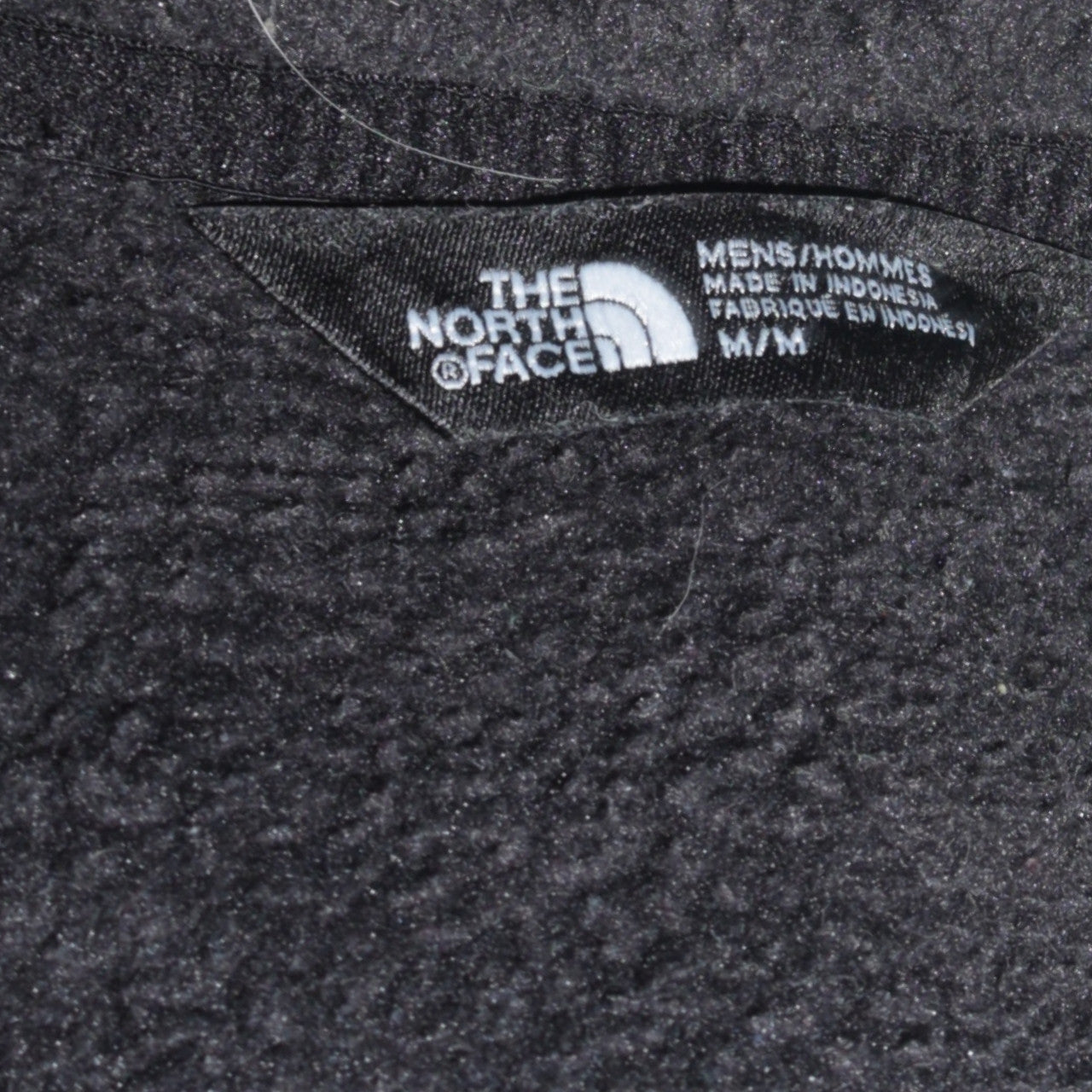 The North Face Men's Black Fleece Full Zip Jacket Size M
