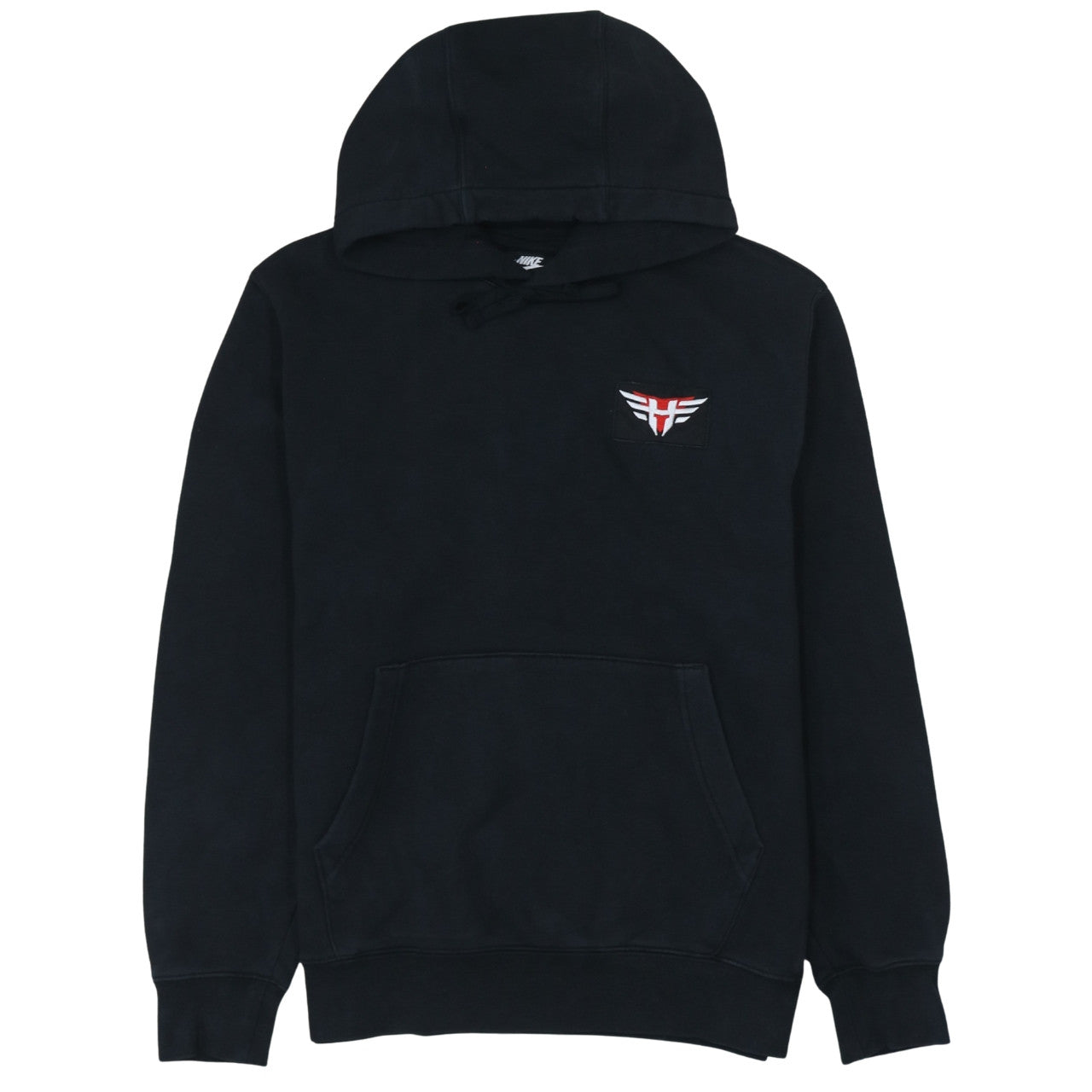 Nike Men's Black Pullover Hoodie Medium Fleece Sweatshirt