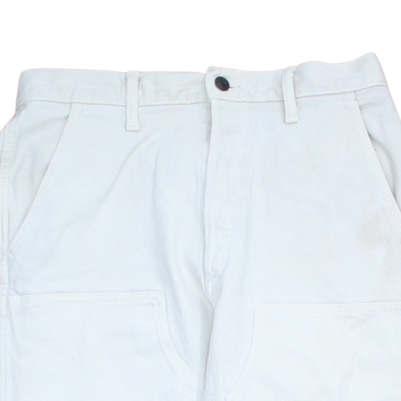 GAP Men's White Straight Regular Fit Jeans 32x30 Cotton Denim