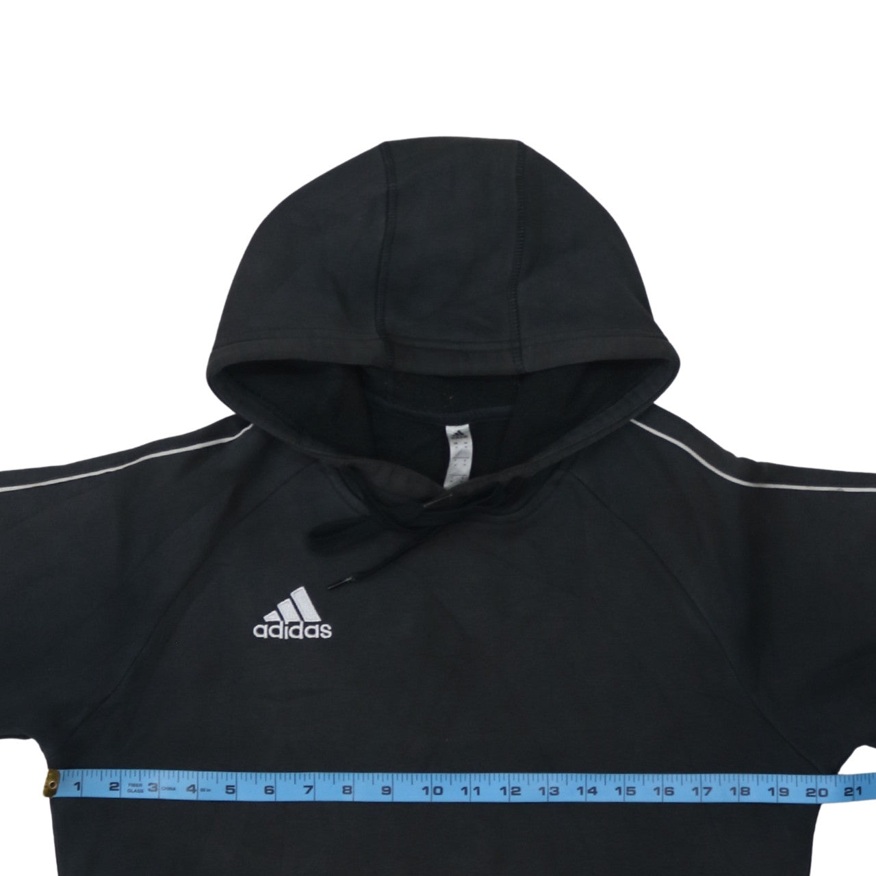 adidas Men's Black Pullover Hoodie M Sports Fleece Regular Fit