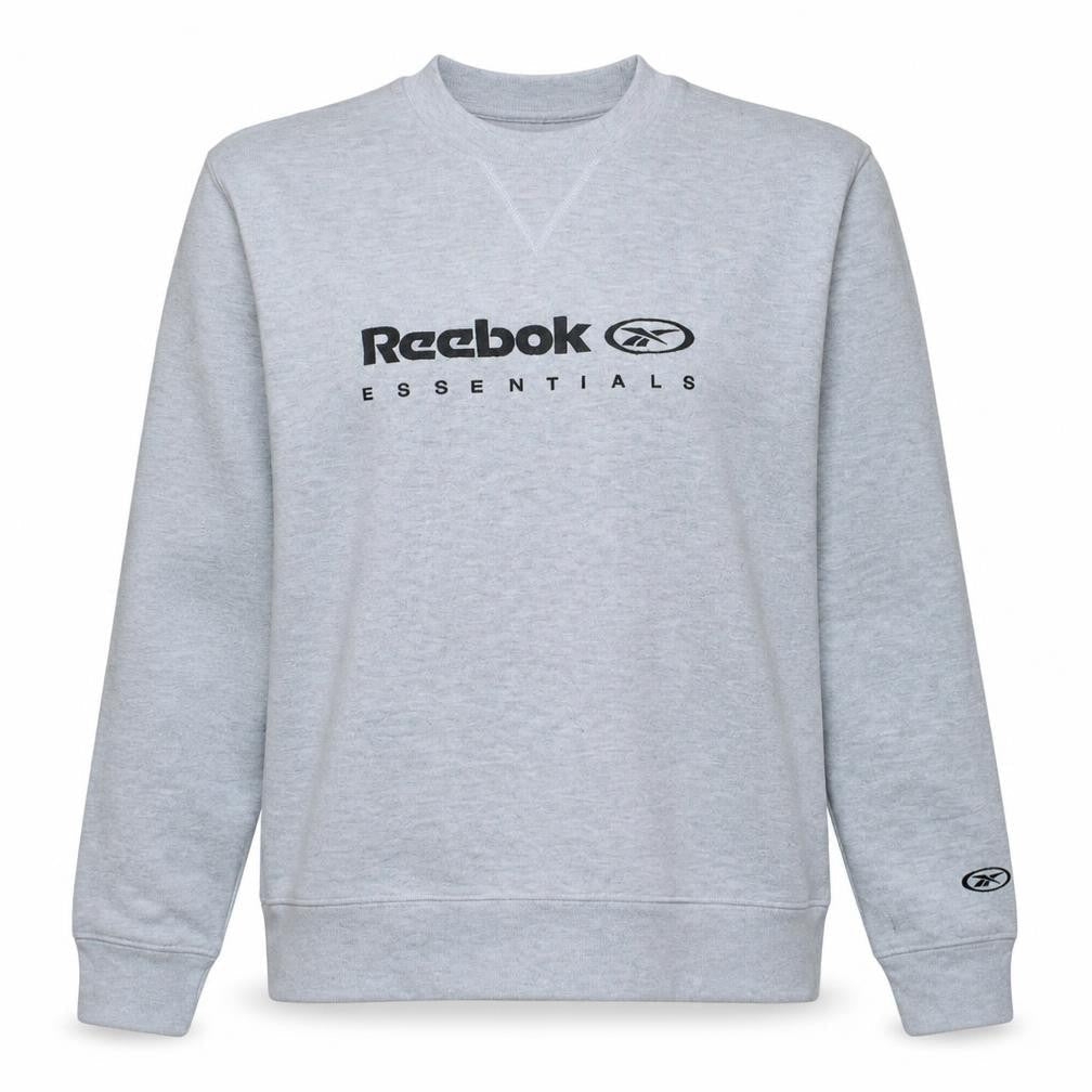 Reebok Essentials Womens Grey Size 10 Pullover Sweatshirt