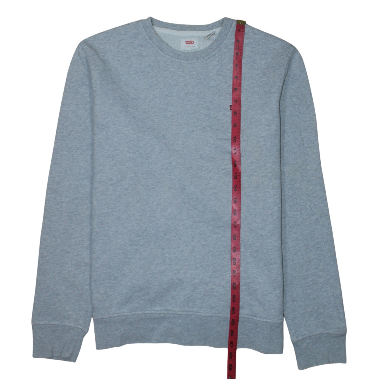 Levi's Men's Grey Crew Neck Pullover Sweatshirt Size L