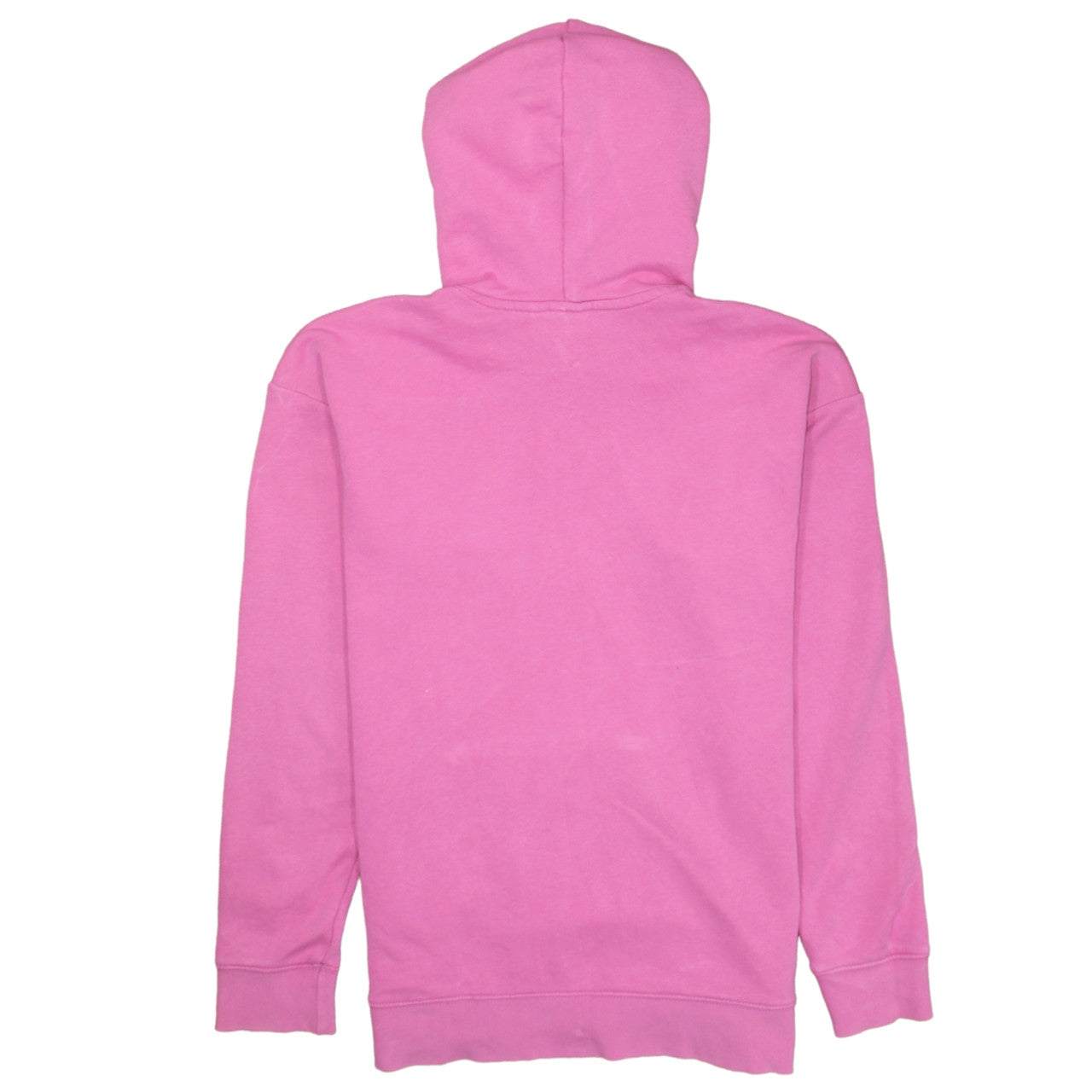 Adidas Womens Pink Pullover Hoodie Size 10 Cotton Drawstring Casual