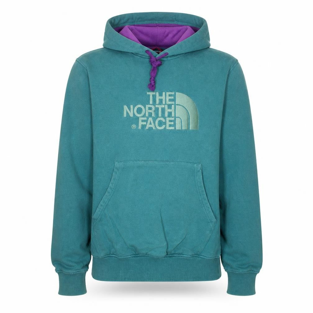 The North Face Men's Green Pullover Hoodie Size S Outdoor Cotton Sweatshirt