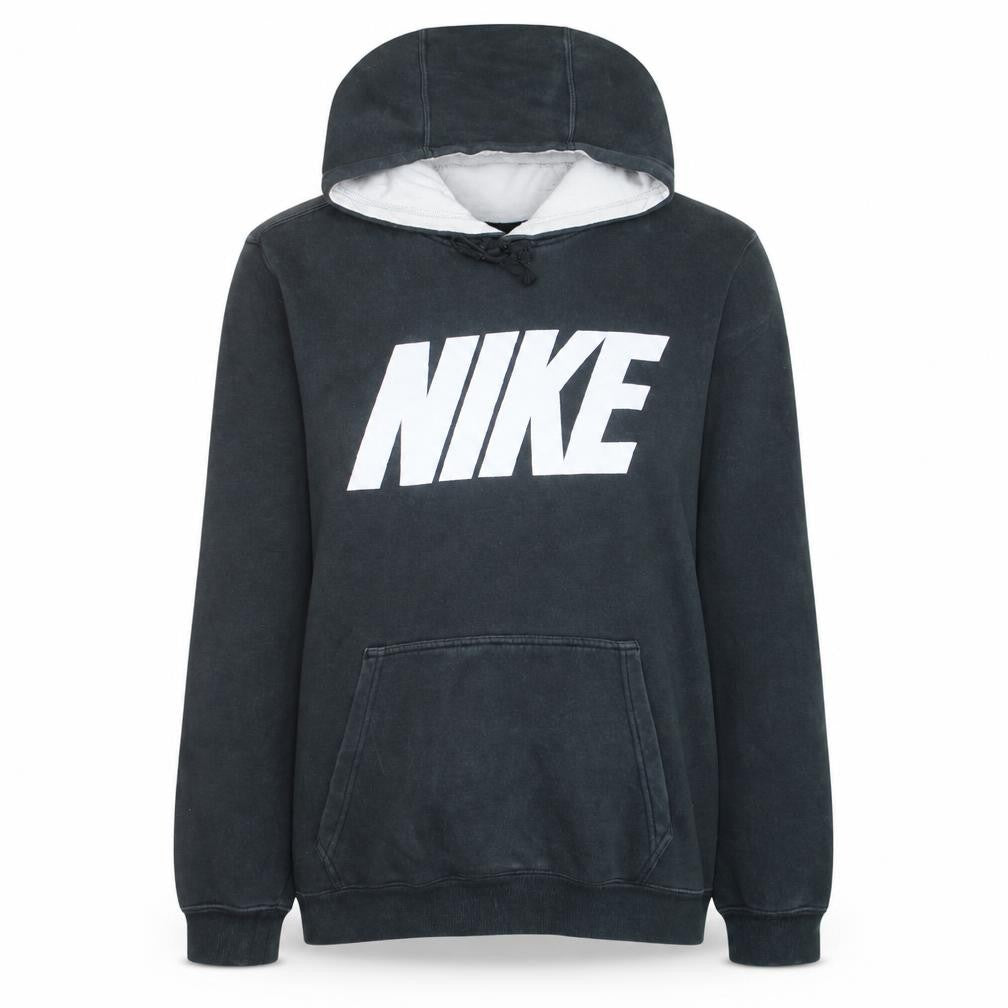 Nike Women Black Pullover Hoodie Medium 80 Cotton 20 Polyester Logo