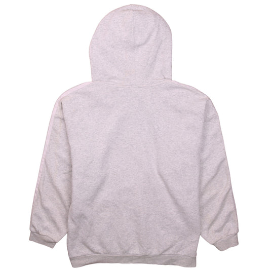 Adidas Womens Grey Pullover Hoodie Size 12 Cotton Blend Casual
