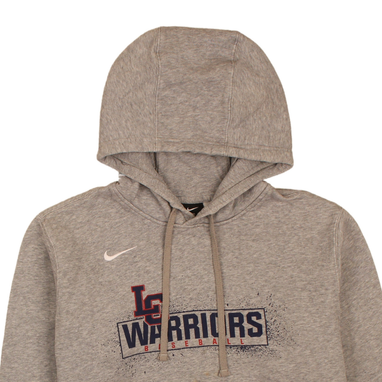 Nike Men's Grey LC Warriors Baseball Pullover Hoodie Size L