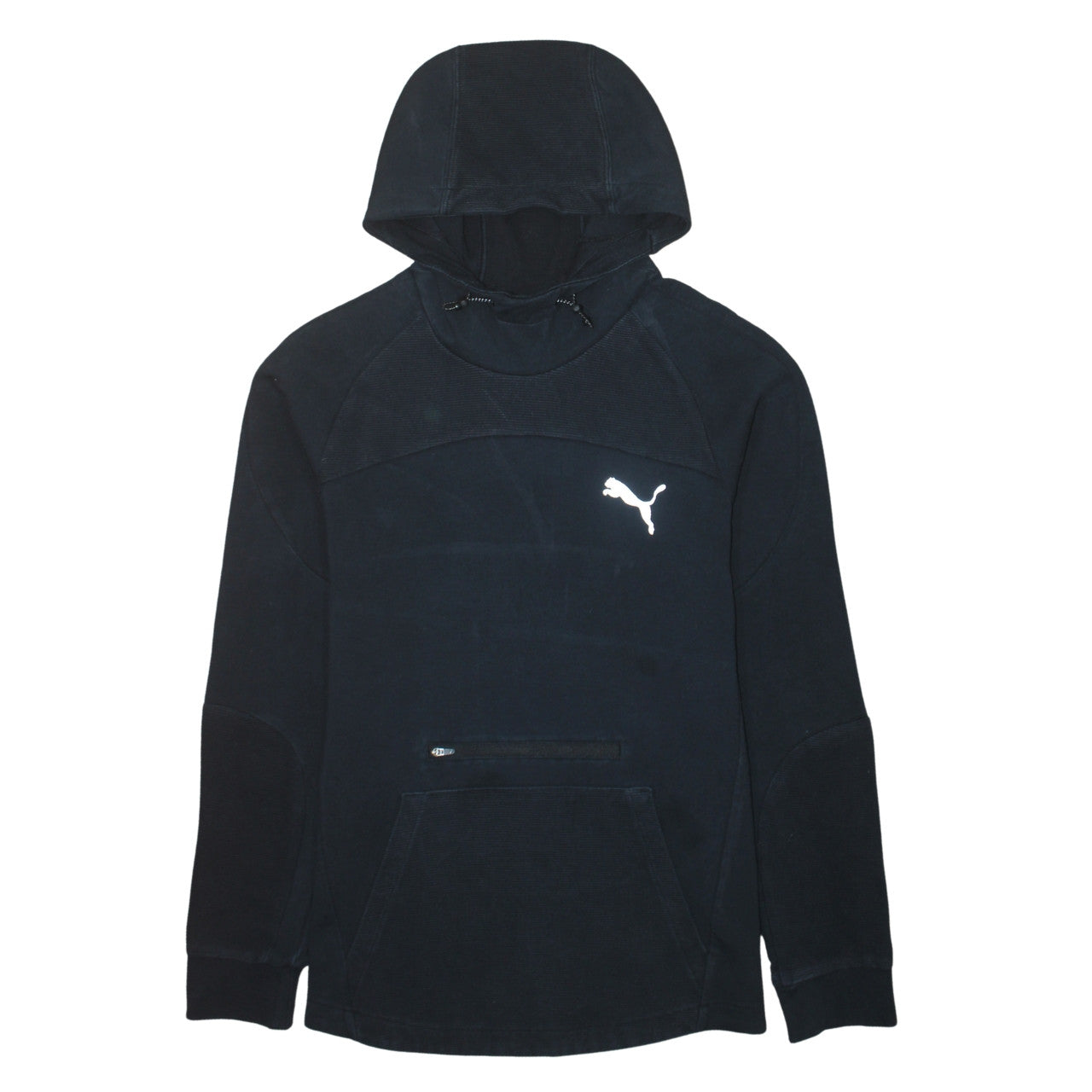 Puma Women’s Black Pullover Hoodie Medium Cotton Blend Sportswear