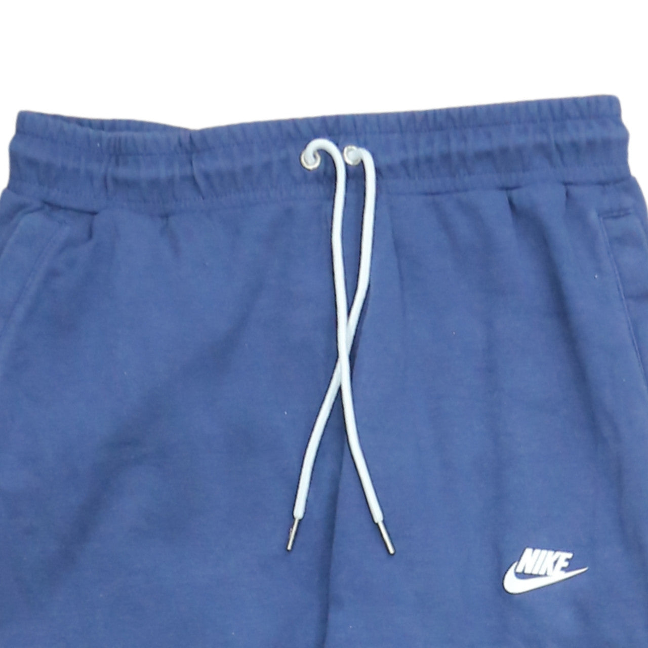 Nike Men Blue Small Jogger Sweatpants Cotton Blend Drawstring