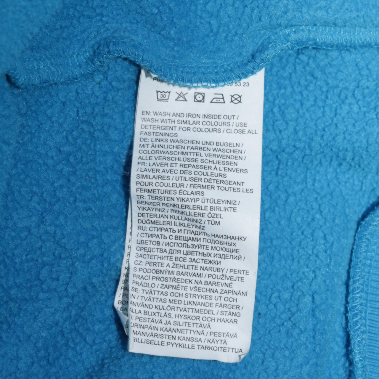 Puma Men's Blue Full Zip Hoodie XL Regular Fit Fleece Sportswear