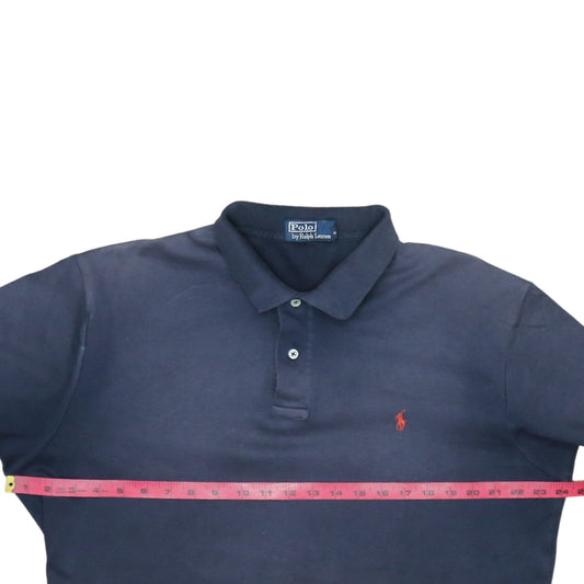 Ralph Lauren Men's Blue Cotton Polo Shirt Size L Classic Fit