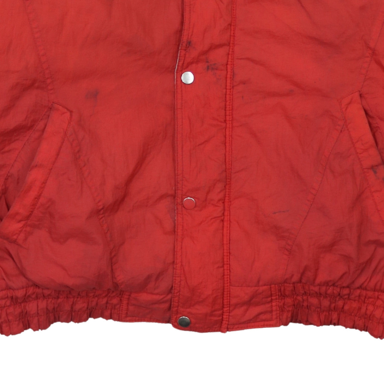 Competitor Men’s Red Chicago Bulls Hooded Puffer Jacket XL Vintage NBA