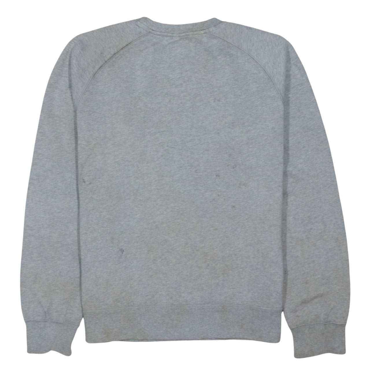 Nike Men's Grey Crew Neck Pullover Sweatshirt M Fleece Logo