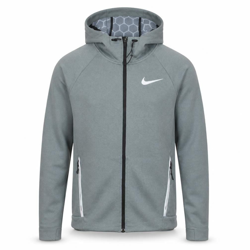 Nike Men’s Green Dri-FIT Full Zip Hoodie S Athletic Fit