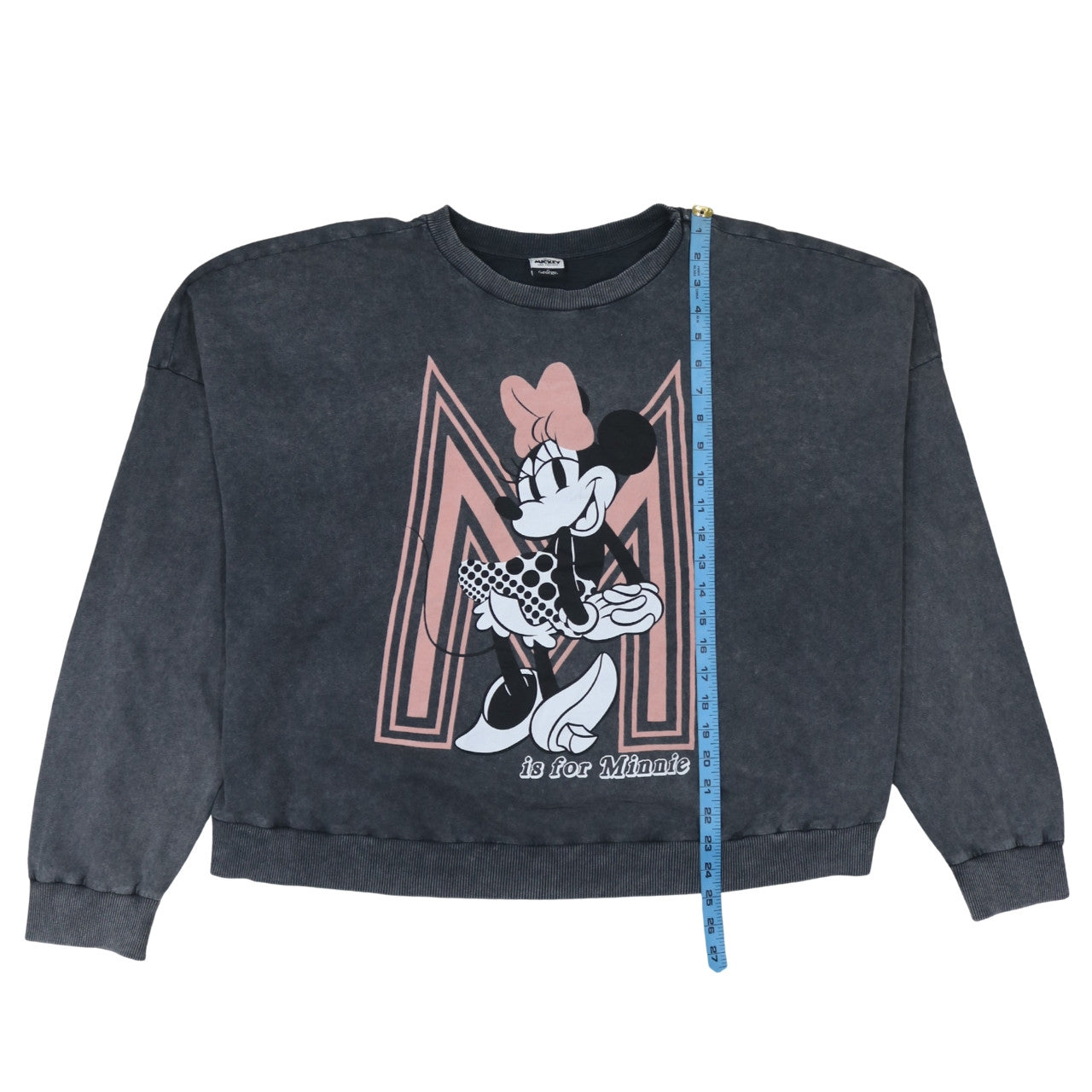 George Disney Minnie Mouse Charcoal Sweatshirt Women 2XL Pullover