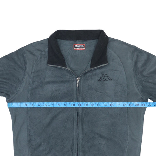 Kappa Mens Grey 2XL Fleece Full Zip Sports Jacket