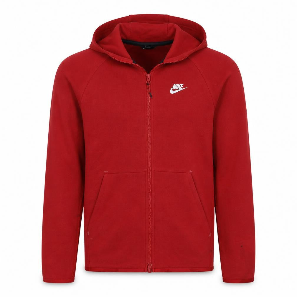 Nike Men's Red Full Zip Hoodie Size S Regular Fit