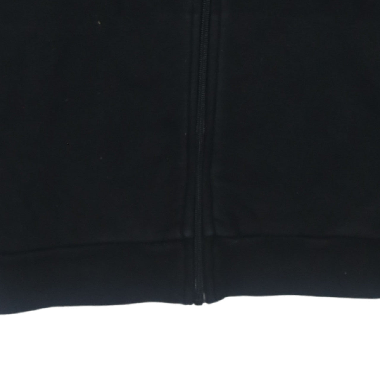 Puma Women Black Full Zip Hoodie Small Cotton Blend Logo Detail