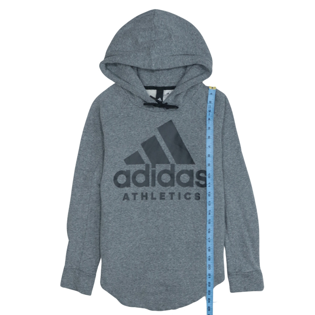Adidas Women Grey Athletic Pullover Hoodie Size XS