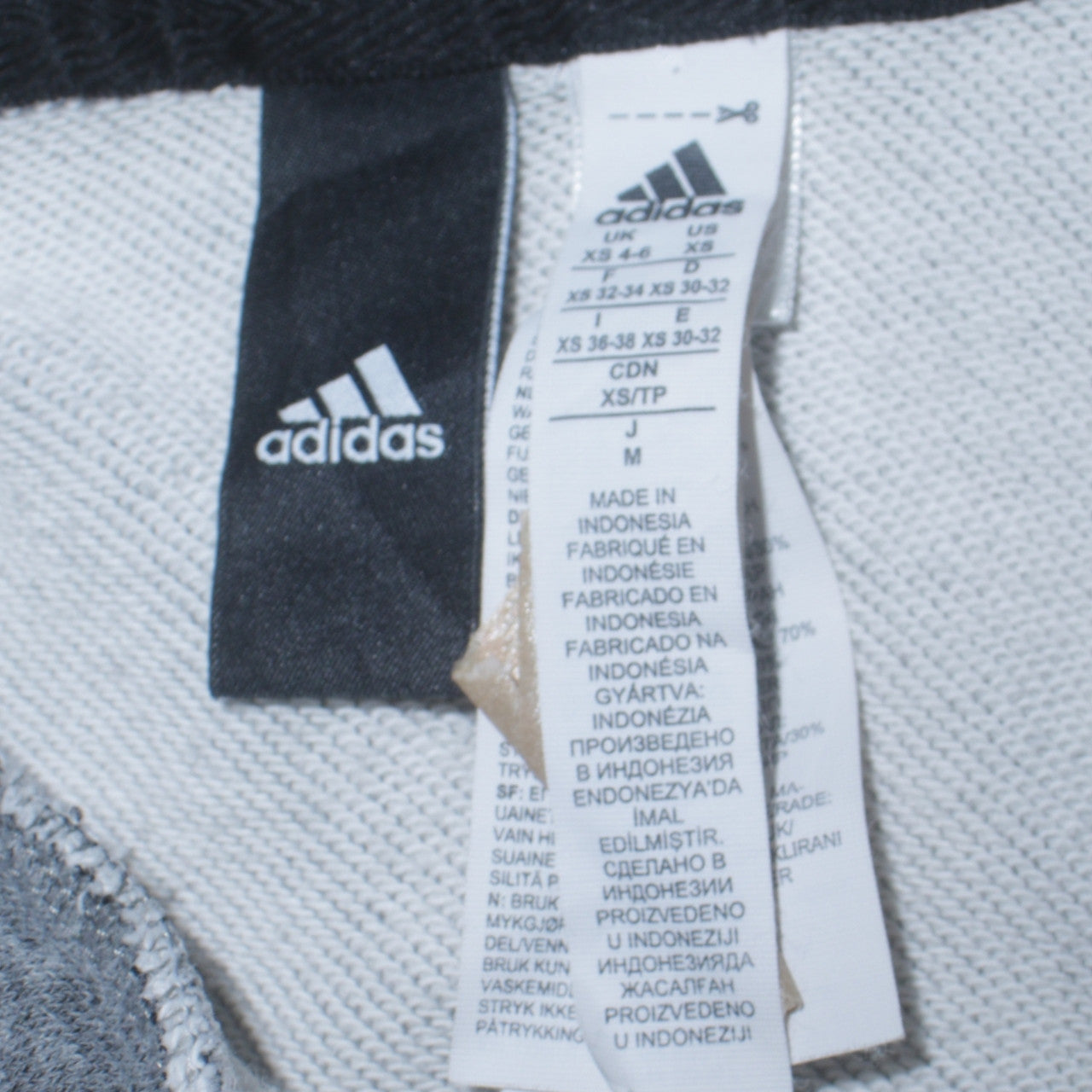 Adidas Women Grey Athletic Pullover Hoodie Size XS