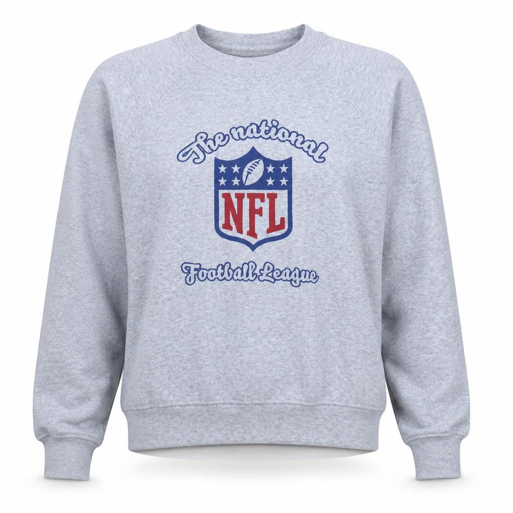 H&M Divided Women’s Grey NFL Logo Crew Neck Sweatshirt Size S
