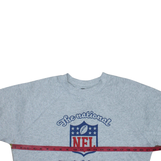 H&M Divided Women’s Grey NFL Logo Crew Neck Sweatshirt Size S
