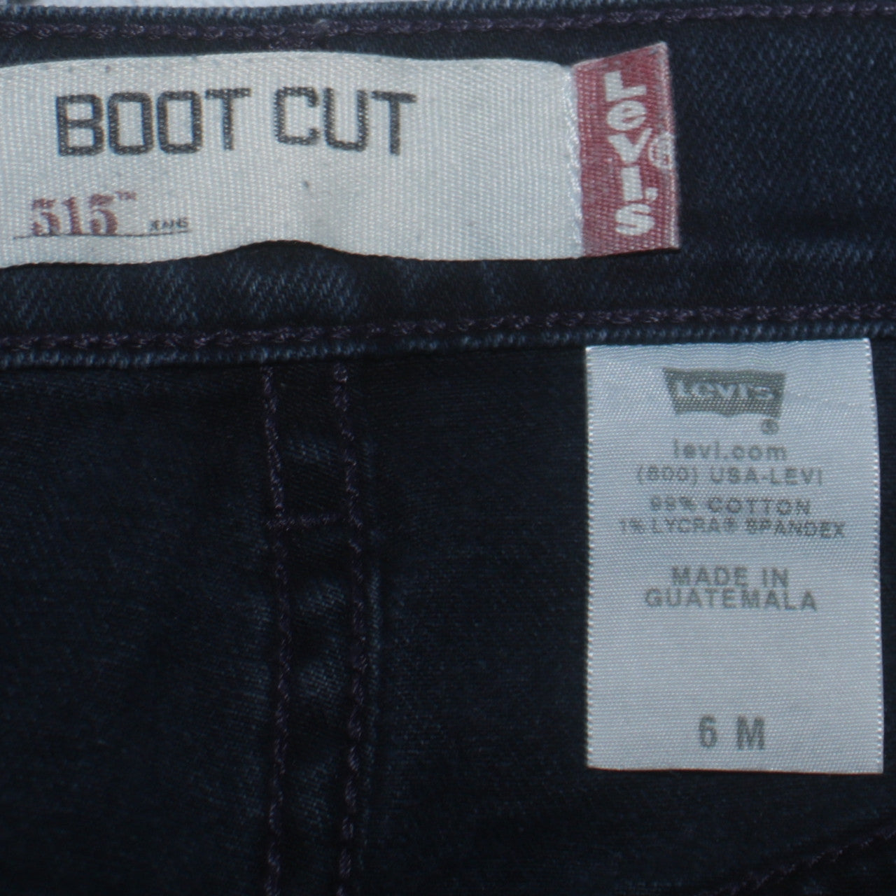 Levi's Women's Blue 515 Bootcut Stretch Jeans Size 6 Regular