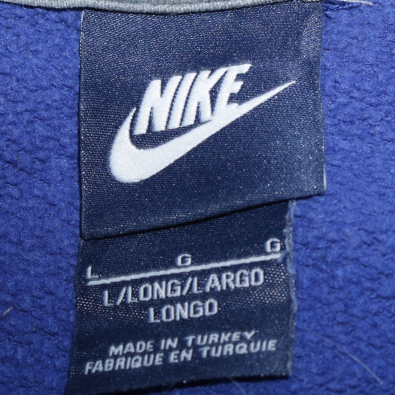 Nike Men's Blue Crew Neck Pullover Sweatshirt Size L