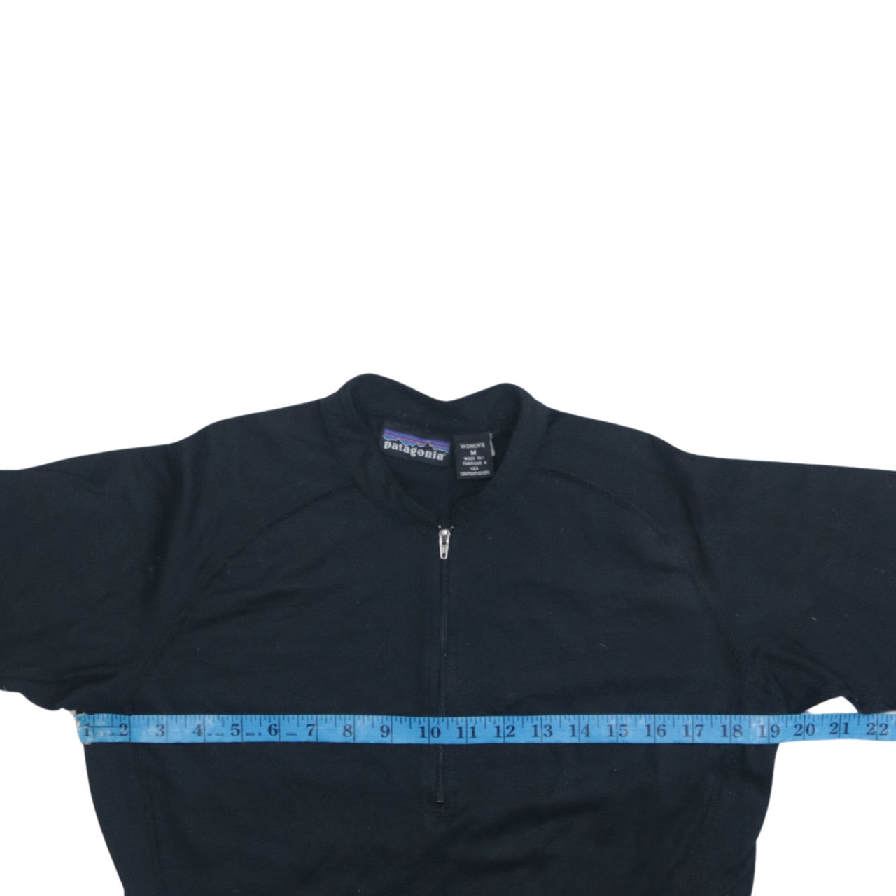 Patagonia Women's Black 1/4 Zip Fleece Pullover Sweatshirt M