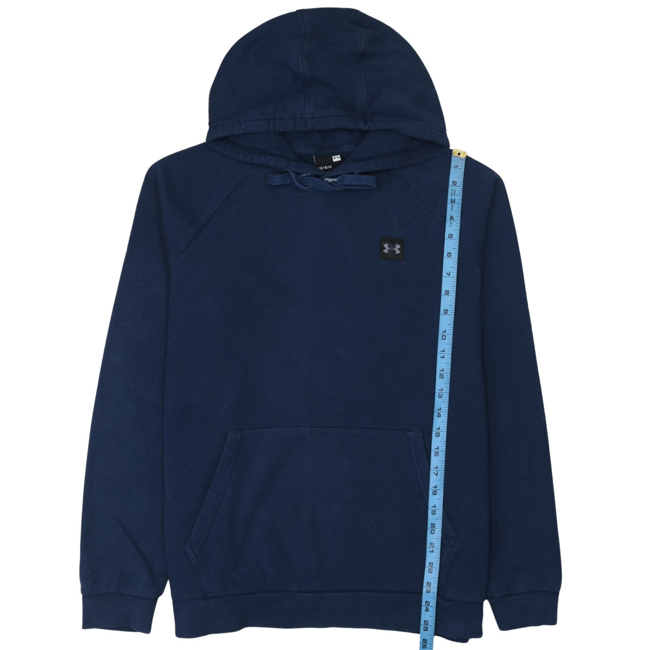 Under Armour Men's Blue Pullover Hoodie Size L Fleece Sweatshirt