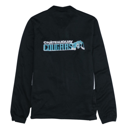 Adidas Boys Black 13-14 Years Climalite Track Jacket Châteauguay Cougars