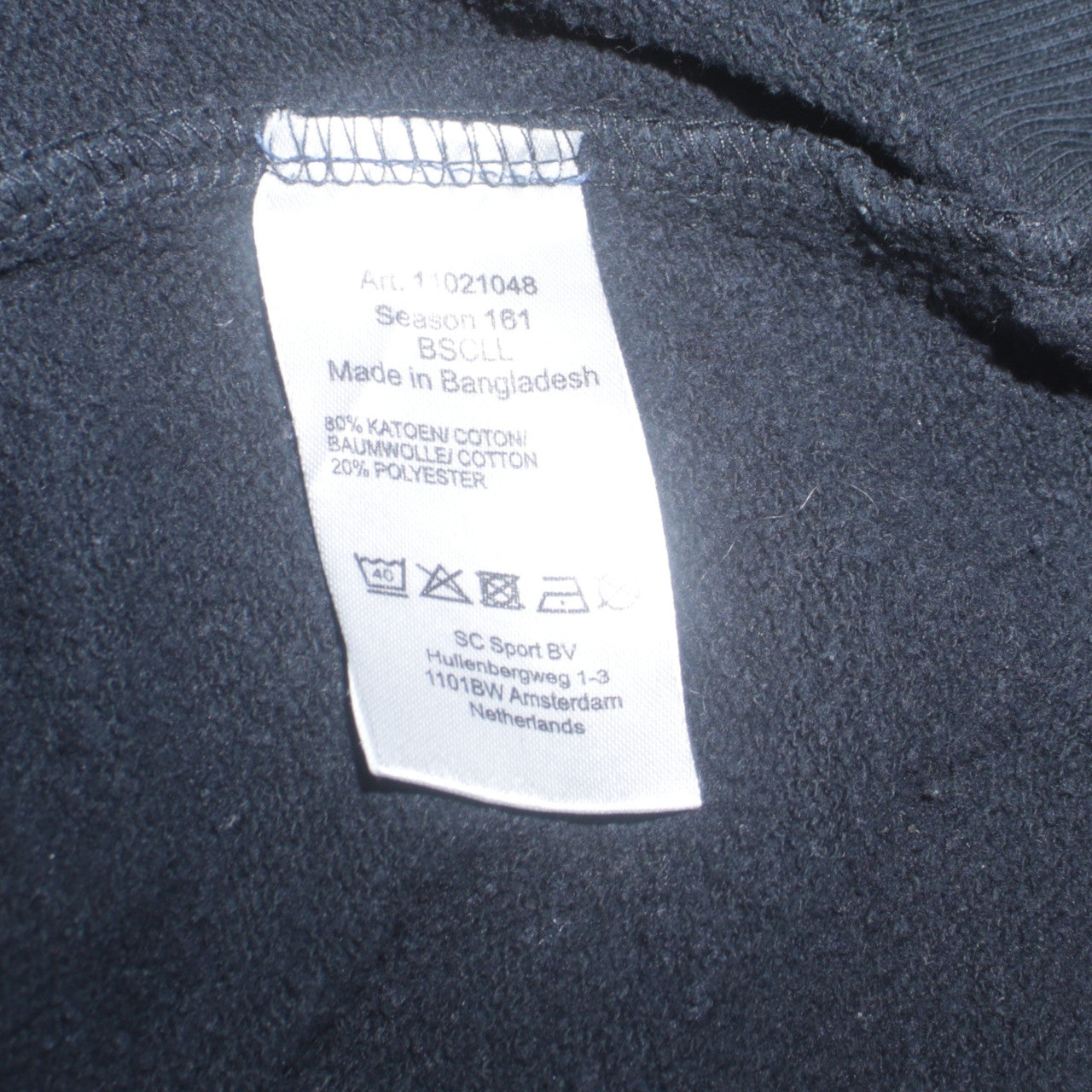 Champion Men's Black Full Zip Hoodie Size S Logo Sportswear