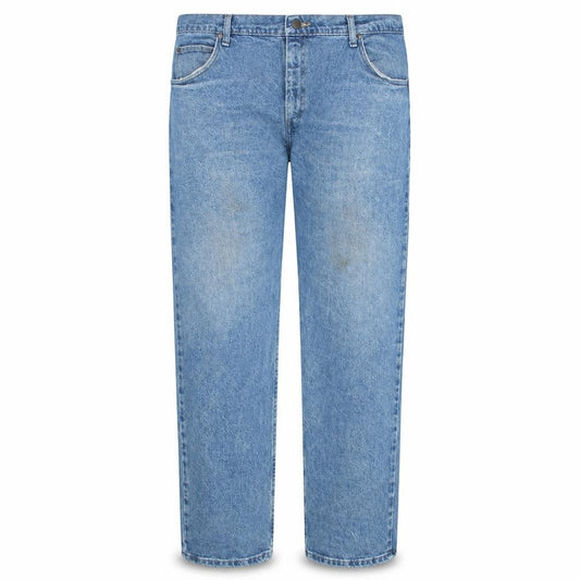 Wrangler Men's Blue Straight Leg Denim Jeans 40W 32L Regular Fit