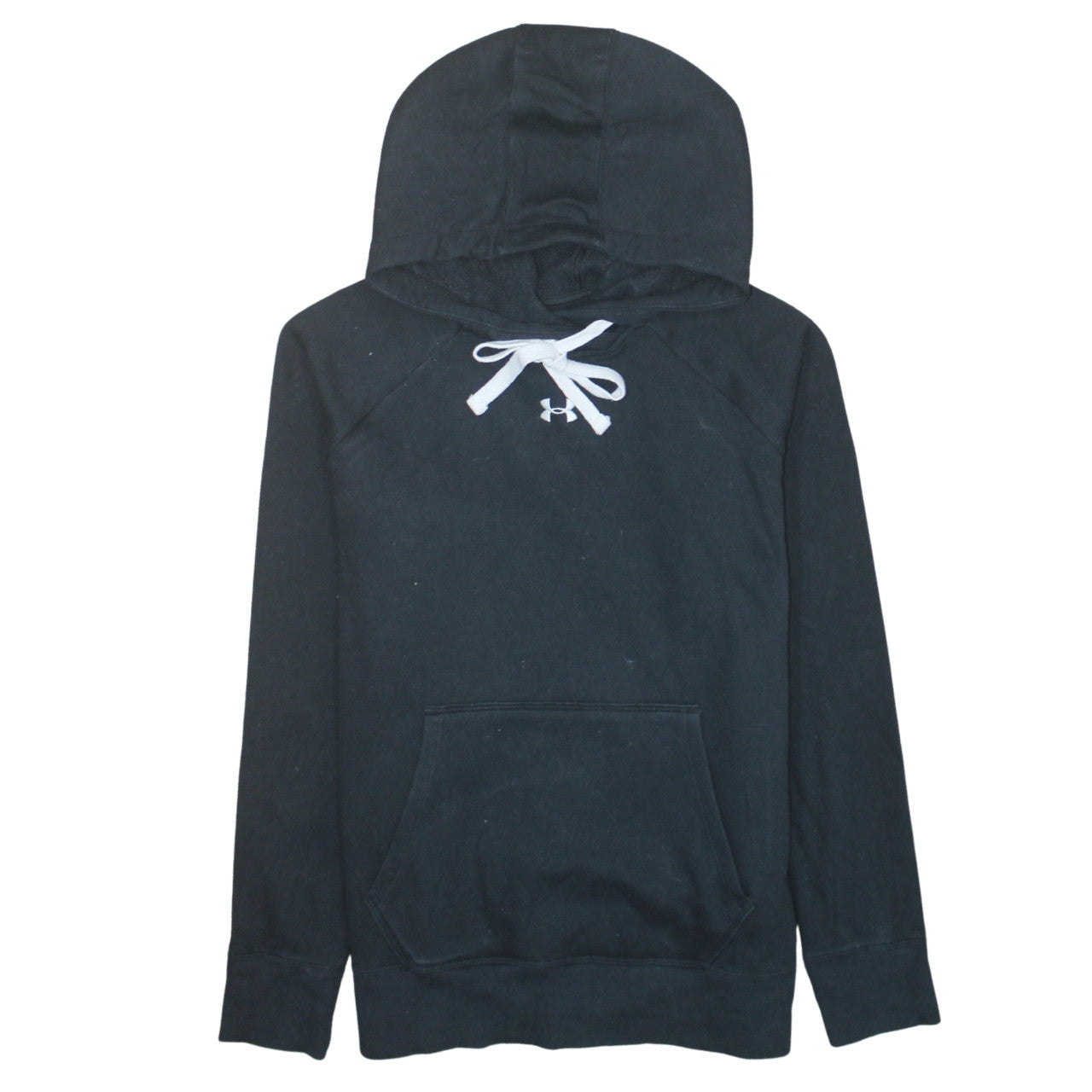 Under Armour Men’s Black Small Pullover Hoodie Fleece Sweatshirt